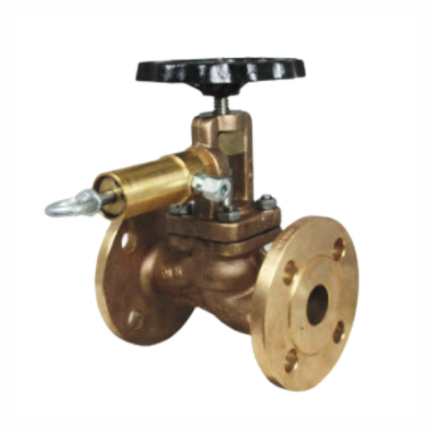 QUICK CLOSING VALVE WITH ACCESSORIES STRAIGHT TYPE