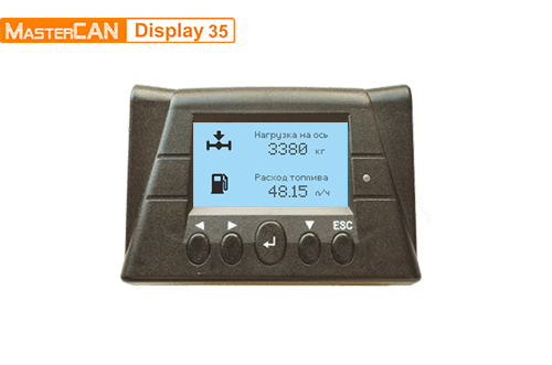MasterCAN Display 35 – CAN bus display