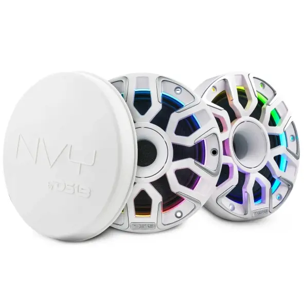 DS18 NVY-M6/WH 6.5" Marine Speakers | Digital RGB Pair