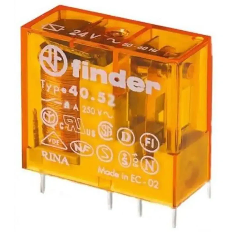 FINDER 230VAC 8 Pin Relay | 8A DPDT PCB & Plug-In Mount