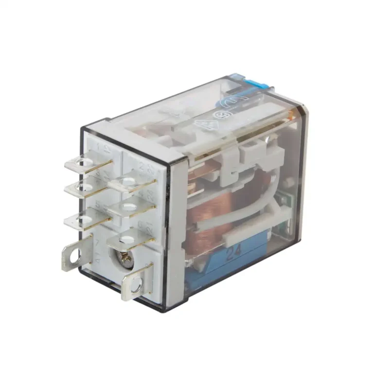 FINDER 24VDC 8 Pin Relay | 2 C/O DPDT Industrial Mount